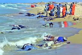 Image result for bodies wash up libya coast