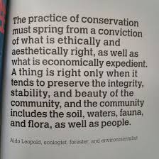 Aldo Leopold Ecology Quotes. QuotesGram via Relatably.com