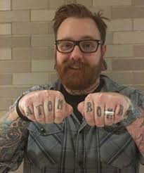 Adam C. Pearson is a creative guy. He&#39;s what you call a food preparation artist, so I imagine he&#39;s pretty good at thinking outside the box. - atom-bomb-tattoo