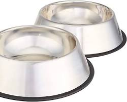 Stainless steel food bowlの画像