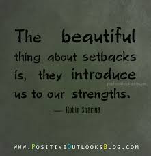 Setbacks are just merely many bumps in the road! Slow down, take ... via Relatably.com