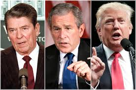 Resultado de imagem para ReagaN, bUSH E tRUMP
