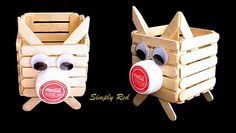 Resultado de imagen de manualidades con palitos de helado