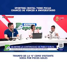 🔴🔵#ExitosaDeportes⚽⚽ | El panel de Exitosa Deportes dio su pronóstico para el duelo que sostendrán Sporting Cristal y Universitario este sábado en el estadio Alberto Gallardo. Ninguno cree que el cuadro celeste se quede con la victoria y estiman que será