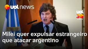 Milei assina decreto para expulsar estrangeiro que atacar argentinos