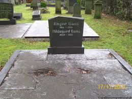 Grab von Hildegard Gans (1920-1985), Friedhof Leer-