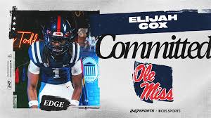 EDGE Elijah Cox commits to Ole Miss over Mississippi State