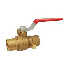 5063 Brass Full Port Ball Valve with Drain - RED-WHITE VALVE ...