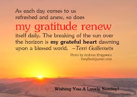 Lovely Sunday Good Morning Picture Quotes - My Gratitude Renew ... via Relatably.com