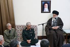 Image result for ‫رهبر انقلاب در دیدار فرماندهان ارشد نیروهای مسلح‬‎