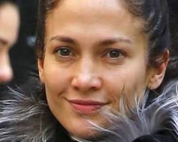 Imagem de J.Lo sem maquiagem