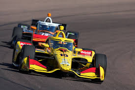 Palou out early at Phoenix after clash with VeeKay