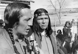 Russell Means with Dennis Banks during the Wounded Knee Occupation - means-2