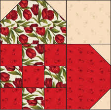 Image result for 9 1/2 inch finished quilt block