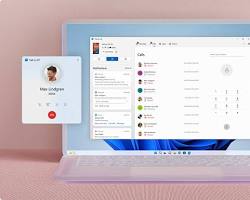 Sync contacts screen in Phone Link app settings