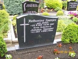 Grab von Johann Spanjer (11.01.1913-1942), Friedhof Wiesens