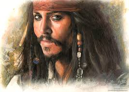 What people don&#39;t know about the Pirate movies series is that the beloved main character Jack Ward Birdy is seemingly based of a Muslim man. - Captain_Jack_Sparrow_Portrait_by_dAportraiteures