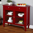 Red Hutch on Pinterest Kitchen Hutch Redo, Painted Hutch