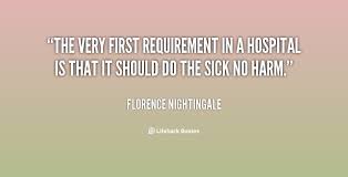 The very first requirement in a hospital is that it should do the ... via Relatably.com