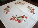 Embroidered tablecloth