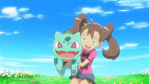 Resultado de imagem para pokémon shauna e bulbasaur