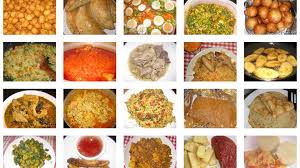 Image result for food menu for nigerian family