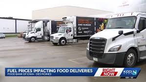 Rising diesel prices strain Iowa food bank operations