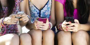 Image result for teen on cellphone