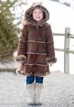 Childrens fur coats