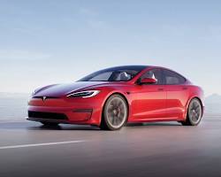 Image of Tesla Model S Plaid electric car