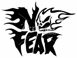 No Fear Skull Sticker