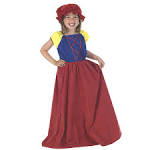 Child dressing up costumes