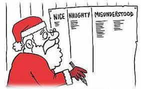 Image result for santa naughty nice list