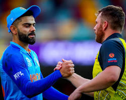 Virat Kohli with ICC Cricket World Cup in hands