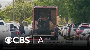 South LA neighborhood under evacuation orders after police find large stash of fireworks