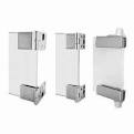 Glass Door Hinges, glasswood Furniture Fittings for UV Bonding