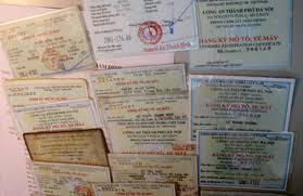 Kết quả hình ảnh cho giấy tờ xe máy