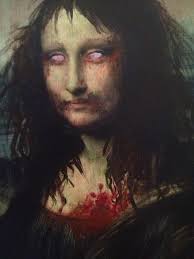 Zombie Mona Lisa details 3 by LiaBark - zombie_mona_lisa_details_3_by_liabark-d5qjco2