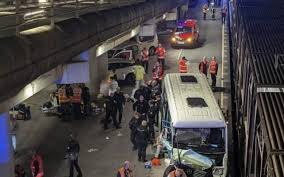 Minibus crashes into train at Channel Tunnel terminal — The Telegraph