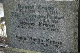 Grab von Reemt Kroon (22.02.1886-15.03.1958), Friedhof Bunde-neuer ...