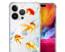 smartphone case with a goldfish designの画像