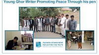 Young Ghor writer promoting peace through his pen