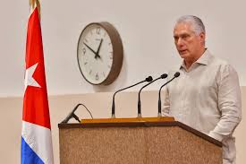 DÍAZ-CANEL CALIFICA A EU DE “RÉGIMEN FASCISTA” Y REIVINDICA A FIDEL CASTRO