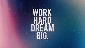 work hard dream big | Just Because You Don&#39;t Deserve Me ... via Relatably.com