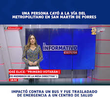 Incidente en vía del Metropolitano: hombre cae desde puente y es impactado por transporte público
