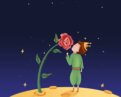 fox teaches the little prince about friendship and love, The Little Prince resmi