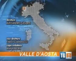 Tgr Valle D'Aosta conduttrice Valentina Antonelli scollata