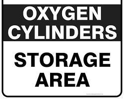 Image of Oxygen cylinder storage