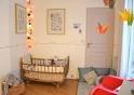 Idee decoration murale chambre bebe fille vintage