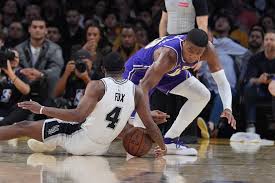 Lakers again use traditional court for NBA Cup quarterfinal vs. Spurs